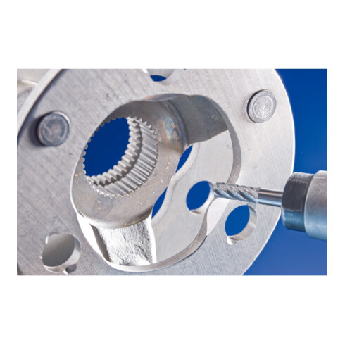 PFERD Hartmetall Hochleistungsfrässtift INOX Zylinder ZYA Ø 03x13 mm Schaft-Ø 3 mm für Edelstahl