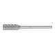PFERD Hartmetall Hochleistungsfrässtift INOX Zylinder ZYA Ø 06x13 mm Schaft-Ø 3 mm für Edelstahl-1