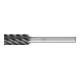 PFERD Hartmetall Hochleistungsfrässtift INOX Zylinder ZYA Ø 10x20mm Schaft-Ø 6 mm HICOAT Edelstahl-1