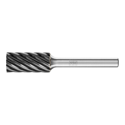 PFERD Hartmetall Hochleistungsfrässtift INOX Zylinder ZYA Ø 12x25 mm Schaft-Ø 6 mm HICOAT Edelstahl
