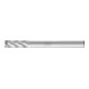 PFERD Hartmetall Hochleistungsfrässtift INOX Zylinder ZYAS stirnverzahnt Ø 06x16mm Schaft-Ø 6mm Edelstahl-1