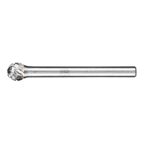 PFERD Hartmetall Hochleistungsfrässtift Kugel KUD Ø 05x04 mm Schaft-Ø 3 mm TITANIUM für Titan