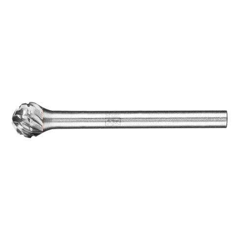 PFERD Hartmetall Hochleistungsfrässtift Kugel KUD Ø 06x05 mm Schaft-Ø 3 mm TITANIUM für Titan