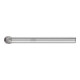 PFERD Hartmetall Hochleistungsfrässtift MICRO Kugel KUD Ø 04x03 mm Schaft-Ø 3 mm Feinbearbeitung-1