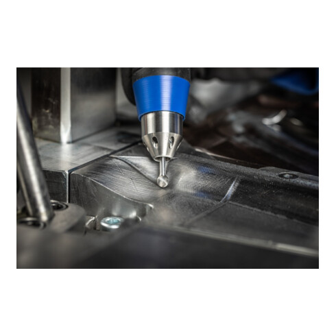 PFERD Hartmetall Hochleistungsfrässtift MICRO Kugel KUD Ø 04x03 mm Schaft-Ø 3 mm Feinbearbeitung