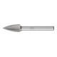 PFERD Hartmetall Hochleistungsfrässtift MICRO Spitzbogen SPG Ø 10x20mm Schaft-Ø 6 mm Feinbearbeitung-1