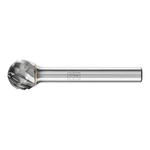 PFERD Hartmetall Hochleistungsfrässtift NON-FERROUS Kugel KUD Ø 12x10mm Schaft-Ø 6 mm NE-Metalle