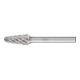 PFERD Hartmetall Hochleistungsfrässtift NON-FERROUS Rundkegel KEL Ø 10x20mm Schaft-Ø 6 mm NE-Metalle-1