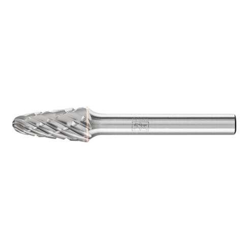 PFERD Hartmetall Hochleistungsfrässtift NON-FERROUS Rundkegel KEL Ø 10x20mm Schaft-Ø 6 mm NE-Metalle