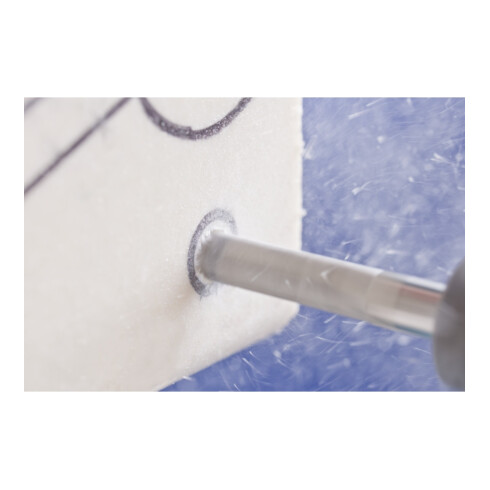 PFERD Hartmetall Hochleistungsfrässtift PLAST FSTS Zylinder ZYA Ø 06x25mm Schaft-Ø 6mm für Kunststoffe