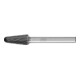 PFERD Hartmetall Hochleistungsfrässtift Rundbogen KEL Ø 10x20mm Schaft-Ø 6 mm Z3P HICOAT universal-1