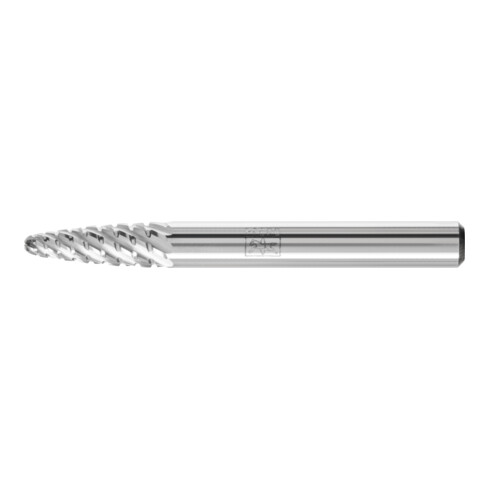 PFERD Hartmetall Hochleistungsfrässtift Rundbogen RBF Ø 06x18 mm Schaft-Ø 6 mm TITANIUM für Titan