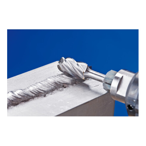 PFERD Hartmetall Hochleistungsfrässtift Set ALU 5-tlg. Ø 12mm Schaft-Ø 6mm ALU/NE-Metalle ALU/NE