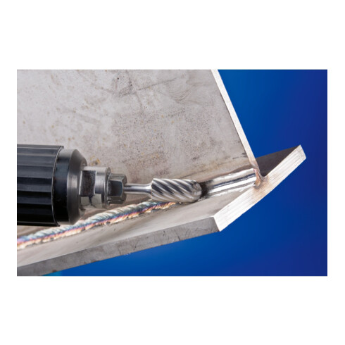 PFERD Hartmetall Hochleistungsfrässtift Set INOX 5-tlg. Ø 12mm Schaft-Ø 6mm für Edelstahl