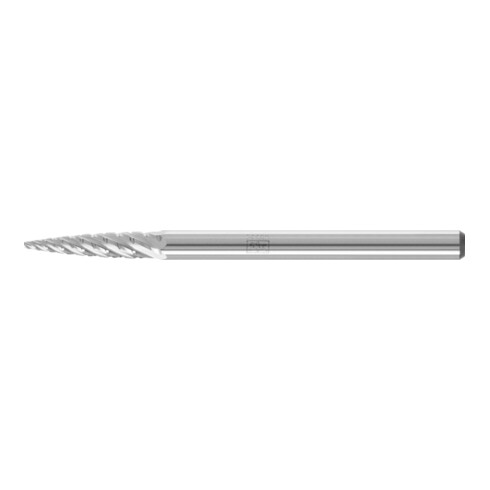 PFERD Hartmetall Hochleistungsfrässtift Spitzbogen SPG Ø 03x13 mm Schaft-Ø 3 mm TITANIUM für Titan
