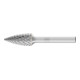 PFERD Hartmetall Hochleistungsfrässtift Spitzbogen SPG Ø 06x18 mm Schaft-Ø 6 mm TITANIUM für Titan-1