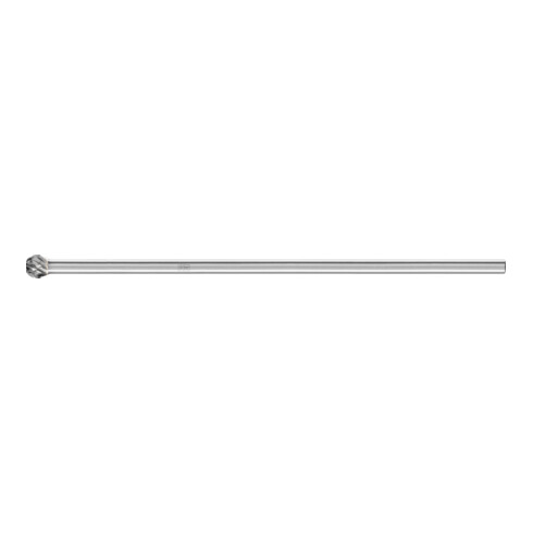 PFERD Hartmetall Hochleistungsfrässtift STEEL Kugel KUD Ø 10x09 mm Schaft-Ø 6x150mm für Stahl