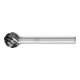 PFERD Hartmetall Hochleistungsfrässtift STEEL Kugel KUD Ø 12x10mm Schaft-Ø 6 mm HICOAT für Stahl-1