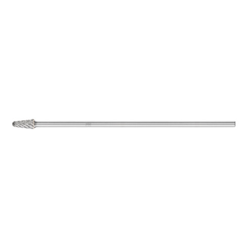 PFERD Hartmetall Hochleistungsfrässtift STEEL Rundbogen KEL Ø 10x20mm Schaft-Ø 6x150mm für Stahl