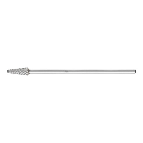 PFERD Hartmetall Hochleistungsfrässtift STEEL Rundbogen KEL Ø 12x30mm Schaft-Ø 6x150mm für Stahl