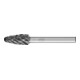 PFERD Hartmetall Hochleistungsfrässtift STEEL Rundbogen RBF Ø 10x20mm Schaft-Ø 6 mm HICOAT für Stahl-1