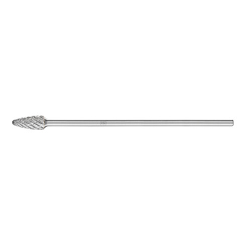 PFERD Hartmetall Hochleistungsfrässtift STEEL Rundbogen RBF Ø 12x25 mm Schaft-Ø 6x150mm für Stahl