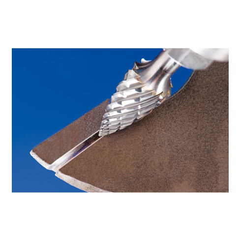 PFERD Hartmetall Hochleistungsfrässtift STEEL Spitzbogen SPG Ø 16x30mm Schaft-Ø 6 mm für Stahl