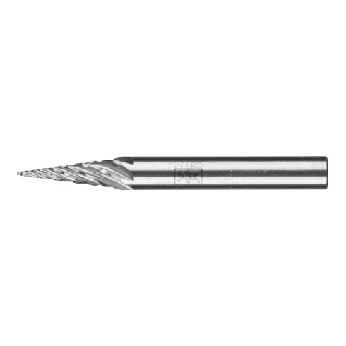 PFERD Hartmetall Hochleistungsfrässtift STEEL Spitzkegel SKM Ø 06x18 mm Schaft-Ø 6 mm für Stahl