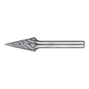 PFERD Hartmetall Hochleistungsfrässtift STEEL Spitzkegel SKM Ø 12x25 mm Schaft-Ø 6 mm für Stahl