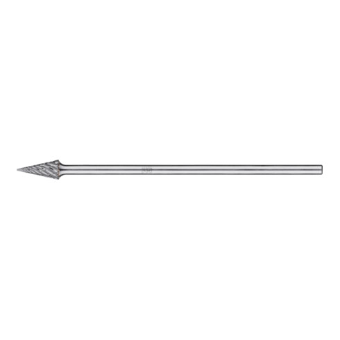 PFERD Hartmetall Hochleistungsfrässtift STEEL Spitzkegel SKM Ø 12x25 mm Schaft-Ø 6x150mm für Stahl