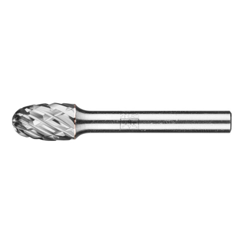 PFERD Hartmetall Hochleistungsfrässtift STEEL Tropfen TRE Ø 10x16 mm Schaft-Ø 6 mm für Stahl