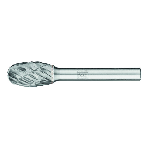 PFERD Hartmetall Hochleistungsfrässtift STEEL Tropfen TRE Ø 12x20mm Schaft-Ø 6 mm für Stahl