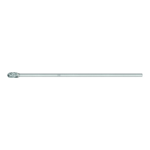 PFERD Hartmetall Hochleistungsfrässtift STEEL Tropfen TRE Ø 12x20mm Schaft-Ø 6x150mm für Stahl