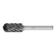 PFERD Hartmetall Hochleistungsfrässtift STEEL Walzenrund WRC Ø 12x25 mm Schaft-Ø 6 mm HICOAT Stahl-1