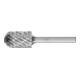 PFERD Hartmetall Hochleistungsfrässtift STEEL Walzenrund WRC Ø 16x25 mm Schaft-Ø 6 mm für Stahl-1
