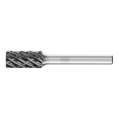 PFERD Hartmetall Hochleistungsfrässtift STEEL Zylinder ZYA Ø 10x20mm Schaft-Ø 6 mm HICOAT für Stahl