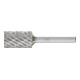 PFERD Hartmetall Hochleistungsfrässtift STEEL Zylinder ZYA Ø 16x25 mm Schaft-Ø 6 mm für Stahl-1