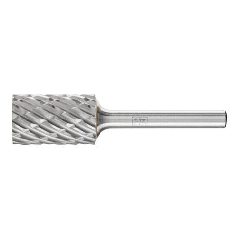 PFERD Hartmetall Hochleistungsfrässtift STEEL Zylinder ZYA Ø 16x25 mm Schaft-Ø 6 mm für Stahl