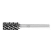 PFERD Hartmetall Hochleistungsfrässtift STEEL Zylinder ZYA Ø 10x20mm Schaft-Ø 6 mm HICOAT für Stahl