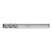 PFERD Hartmetall Hochleistungsfrässtift STEEL Zylinder ZYAS stirnverzahnt Ø 06x16mm Schaft-Ø 6mm Stahl