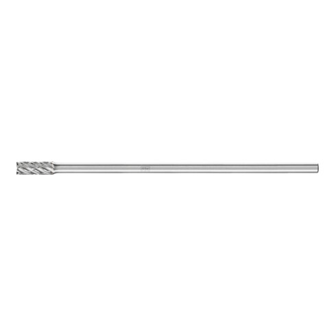 PFERD Hartmetall Hochleistungsfrässtift STEEL Zylinder ZYAS stirnverzahnt Ø 08x20mm Schaft-Ø 6x150mm Stahl