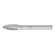 PFERD Hartmetall Hochleistungsfrässtift TOUGH Flamme B Ø 08x20mm Schaft-Ø 6 mm schlagfest-1