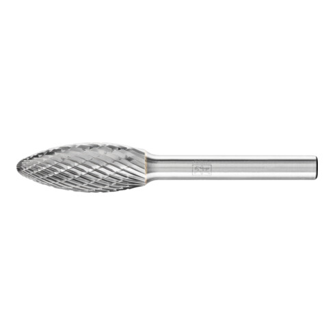 PFERD Hartmetall Hochleistungsfrässtift TOUGH Flamme B Ø 12x30mm Schaft-Ø 6 mm schlagfest