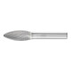 PFERD Hartmetall Hochleistungsfrässtift TOUGH Flamme B Ø 12x30mm Schaft-Ø 8 mm schlagfest-1
