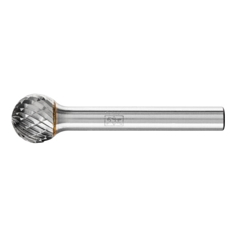 PFERD Hartmetall Hochleistungsfrässtift TOUGH Kugel KUD Ø 12x10mm Schaft-Ø 6 mm schlagfest