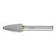PFERD Hartmetall Hochleistungsfrässtift TOUGH Rundbogen RBF Ø 12x25 mm Schaft-Ø 8 mm schlagfest-1