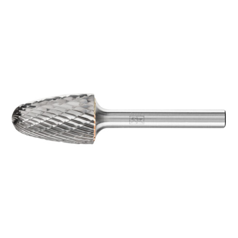 PFERD Hartmetall Hochleistungsfrässtift TOUGH Rundbogen RBF Ø 16x25 mm Schaft-Ø 6 mm schlagfest