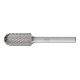 PFERD Hartmetall Hochleistungsfrässtift TOUGH-S Walzenrund WRC Ø 12x25 mm Schaft-Ø 6 mm schlagfest-1