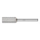 PFERD Hartmetall Hochleistungsfrässtift TOUGH-S Zylinder ZYA Ø 12x25 mm Schaft-Ø 6 mm schlagfest-1