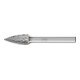 PFERD Hartmetall Hochleistungsfrässtift TOUGH Spitzbogen SPG Ø 10x20mm Schaft-Ø 6 mm schlagfest-1